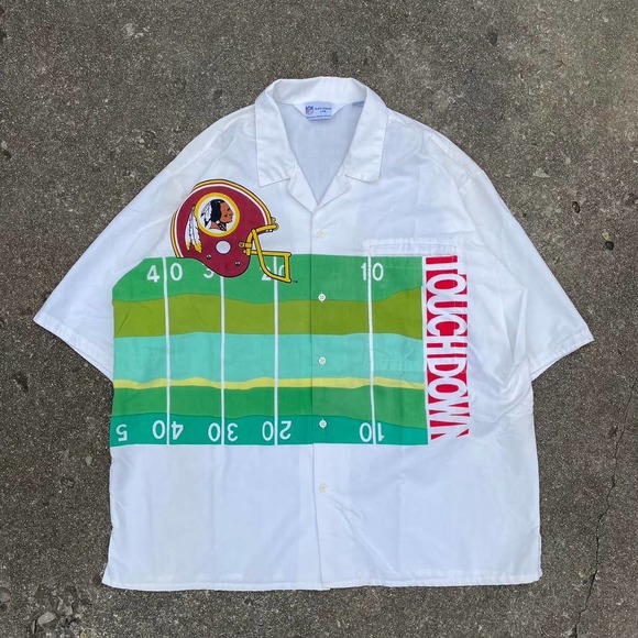 Vintage Washington Redskins Button-Up Shirt Men's XL - Picture 2 of 6